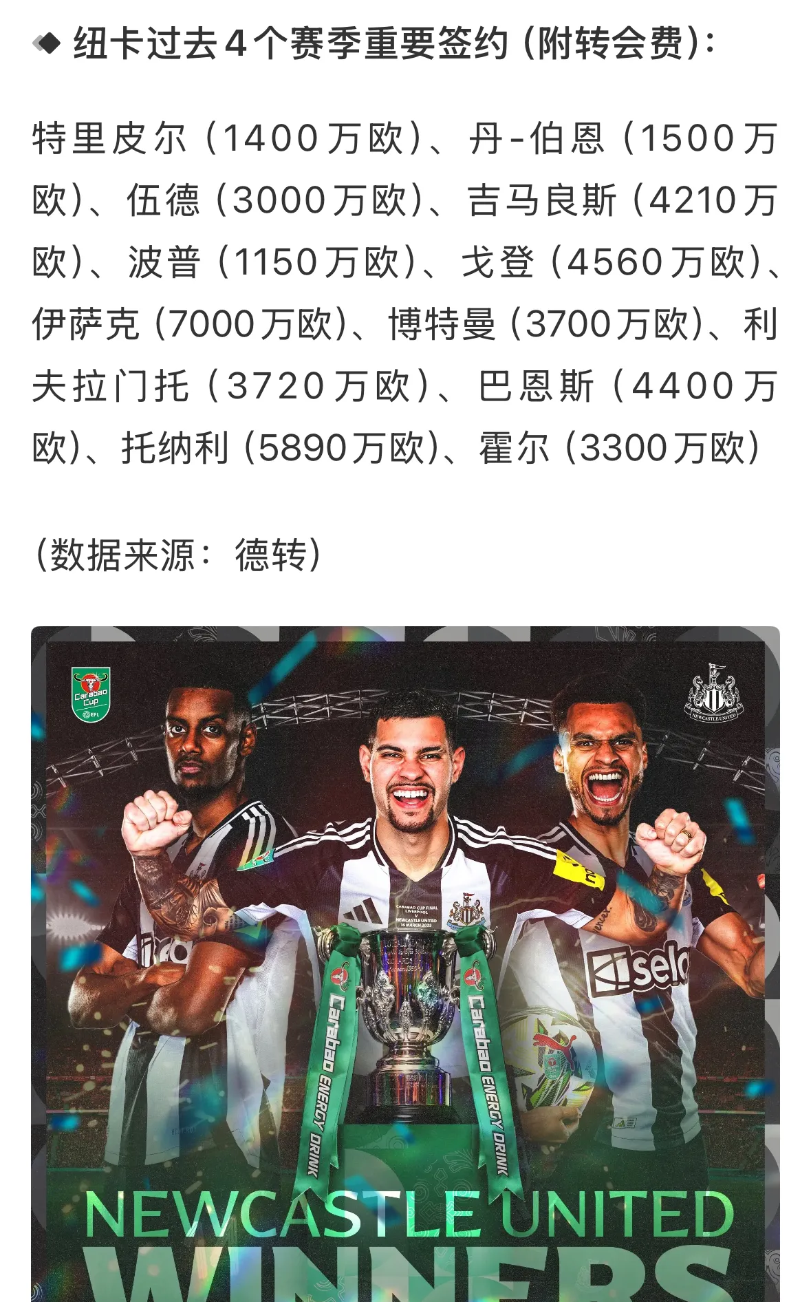 包含纽卡斯尔全力以赴取得关键胜利再上层楼的词条